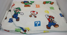 Super Mario Bros Luigi Yoshi Mario Theme Full Size Sheet Set Flat  Fitted