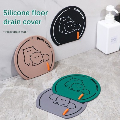 Sewer Floor Drain Cover Deodorizer Bathroom Silicone Deodorant Mat Kitchen