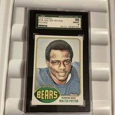 1976 Topps Walter Payton Rookie #148 SGC 8 Chicago Bears Football Card. rookie card picture