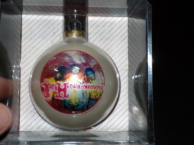Vintage Jimi Hendrix Experience Christmas Ornament 1996 Santa's Rock Shop