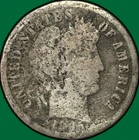 1895 Barber Dime Good G Coin, Rough #39884