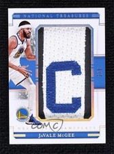 2018-19 Panini National Treasures NBA Finals Nameplate 2/5 JaVale McGee 0kr0
