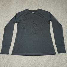 Eddie Bauer Sweatshirt Women's Medium Charcoal Heather Stretch