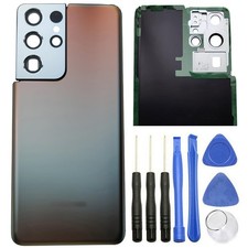 ubrokeifixit Galaxy S21 Ultra Rear Panel Back Glass Door Cover Silver