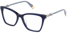 Furla Women's Opal Blue Soft Square Eyeglasses w/ Flex Hinges - VFU833523GRY