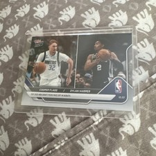 1/7178 ROOKIE 2025 COOPER FLAGG TOPPS NOW DYLAN HARPER LOGOMAN BASKETBALL CARD