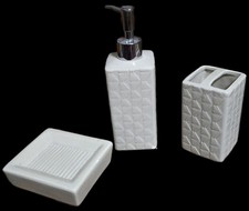 3Pcs Ceramic Bathroom Set