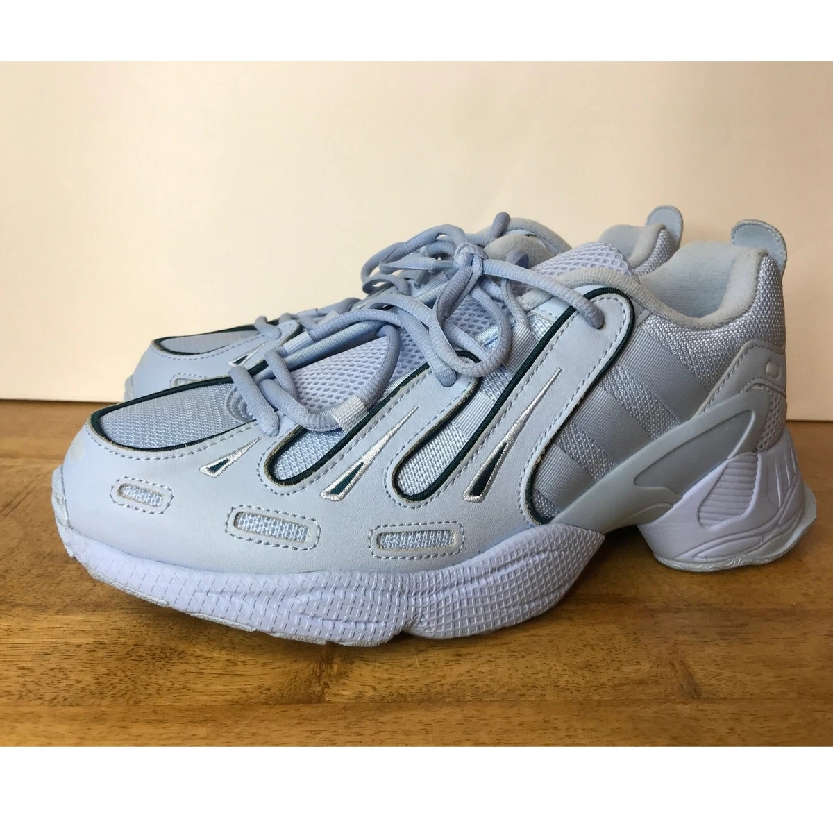 adidas gazelle silver green womens adidas Originals Womens EQT Gazelle Trainers - Blue