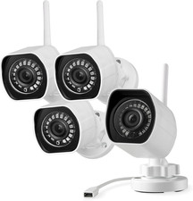 Zmodo 1080P Full HD Outdoor Wireless Security Camera System, 4 Pack Smart Home I