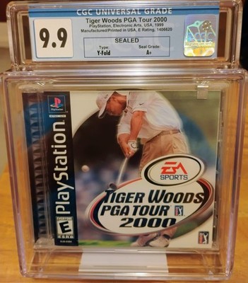 Tiger Woods PGA Tour 2000 Sony PlayStation 1 Brand New Sealed PS1 CGC 9.9 A+