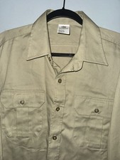 Authentic USDA Forest Service 2011 Workwear Shirt Mens 16.5 Khaki Utility