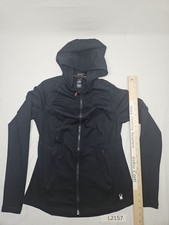 Spyder Active Women's Small Full Zip Hooded Jacket Black