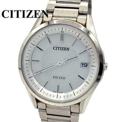 CITIZEN Exceed H110-T020011 Date Eco-Drive Working Quartz Men's Watch from Japan