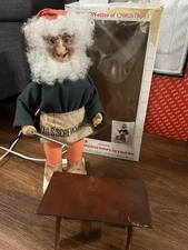 21" VTG Telco Animated Santa's Helper Elf Motion-ette Figurine Toy Maker READ