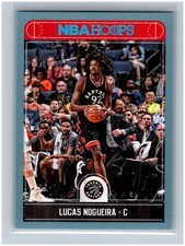 2017-18 Panini NBA Hoops Lucas Nogueira PLATINUM #181 SP Parallel Toronto