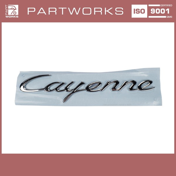 Schriftzug Original Porsche 958 92A Cayenne Chrom 95855967501-image