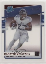 2020 Panini Chronicles Clearly Donruss Rated Rookie Red /199 Darrynton Evans 0cz
