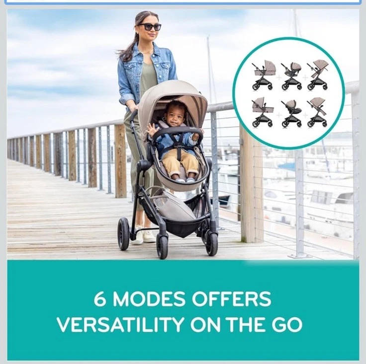 Sistema de viaje modular Evenflo Pivot con base infantil LiteMax NUEVA CAJA SIN ABRIR Foto 2 de 4