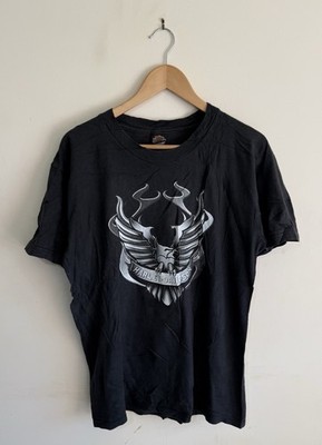 Harley-Davidson Warrens Salinas, CA Black Eagle Grafik Vintage T-Shirt Herren XL