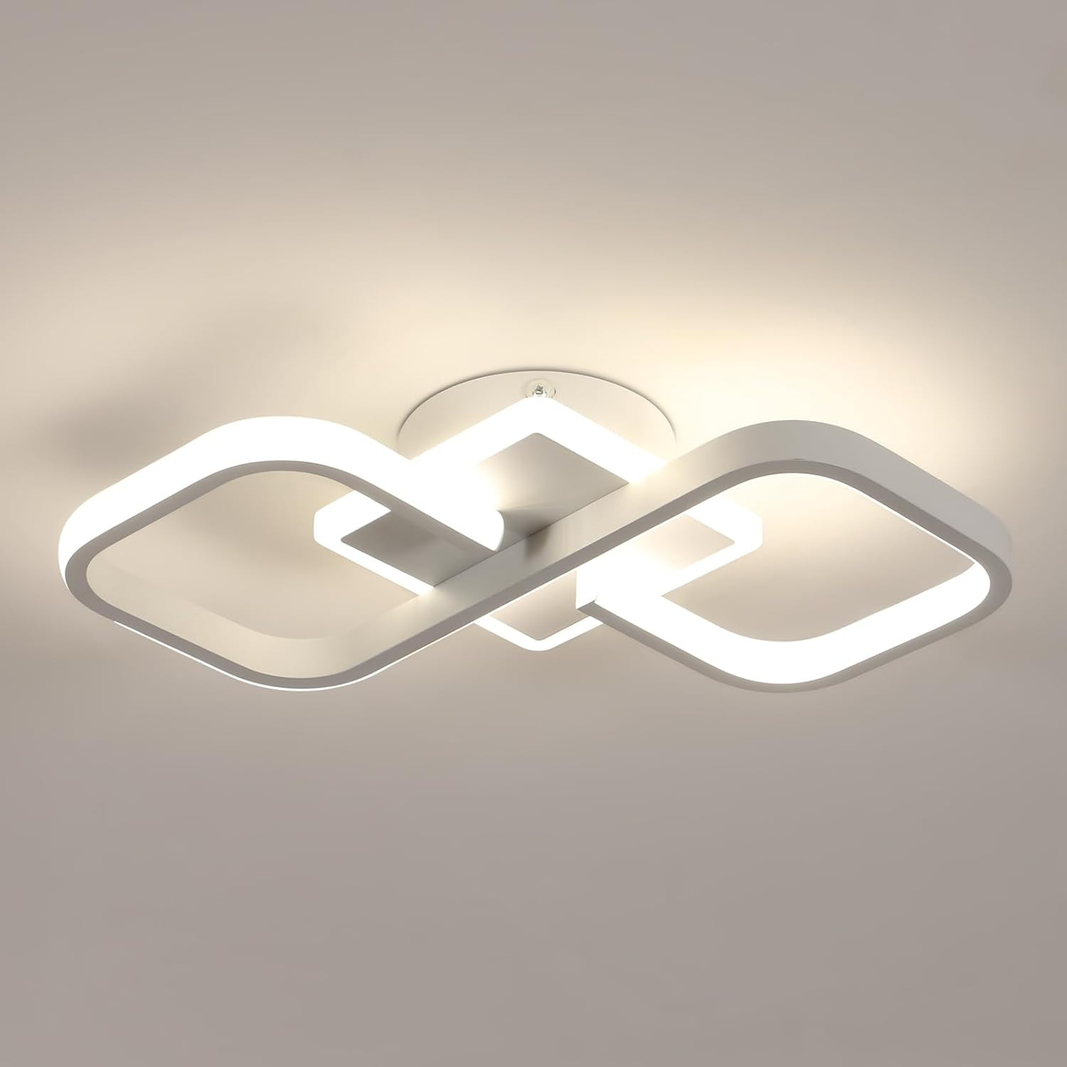 Plafoniera LED Bianca 36W 4050LM | Design Quadrato Sottile 2026