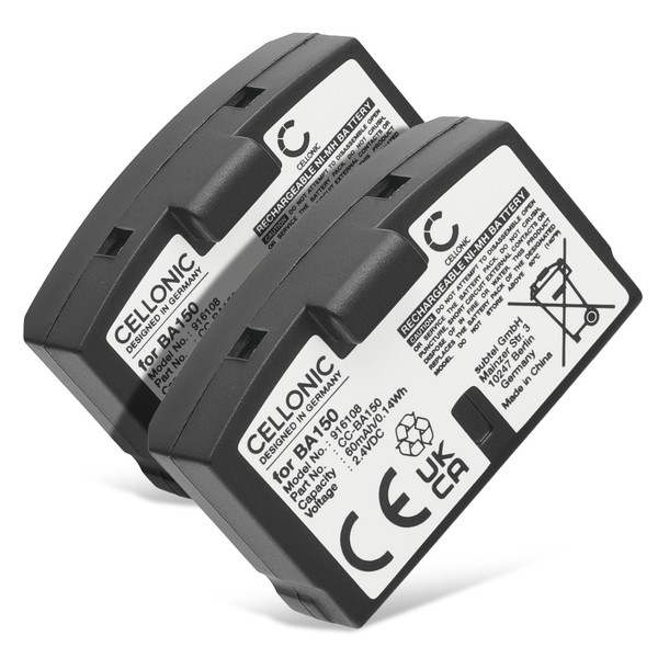 2X Akku FüR Sennheiser Hdr 65 (Rs 65) Ri 150 Is 300 (60Mah) Ersatzakku-image