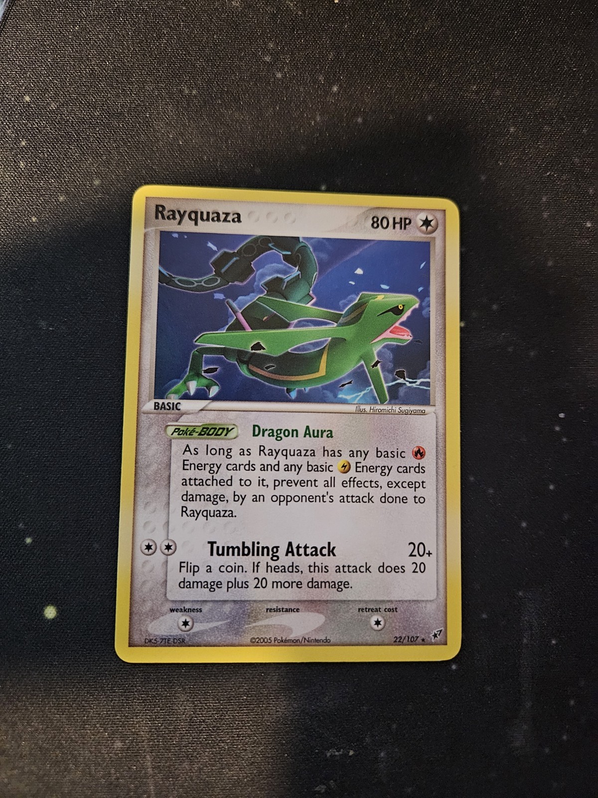 Rayquaza 22/107 EX Deoxys 2005 Pokemon TCG Rare Vintage