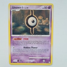 Unown I 37/123 Rare Mysterious Treasures Pokemon Card 2007 NM