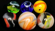 .73"-.54" VINTAGE/MODERN MARBLES LOT  MINT/NM 