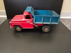 1960s Vintage Red Blue Tonka Mound Minn Dump Truck