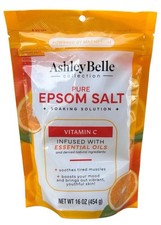 Vitamin C Pure Epsom Salt Soothes Tired Muscles infused With Essential Oils