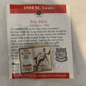 Kodak Olympic Pin St. Louis 1904