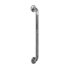 Bathroom Grab Bar Rail 600mm Support Safety Handle Curved Chrome Finish BPL
