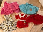 Vintage Doll Clothes Lot Annie Cabbage Patch Kids Etc Hand-made Dress/skirt