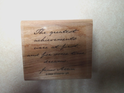 Stampin'UP! 2004 Rubber Stamp