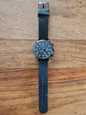 Cambor Racing Chronograph Watch Black Dial