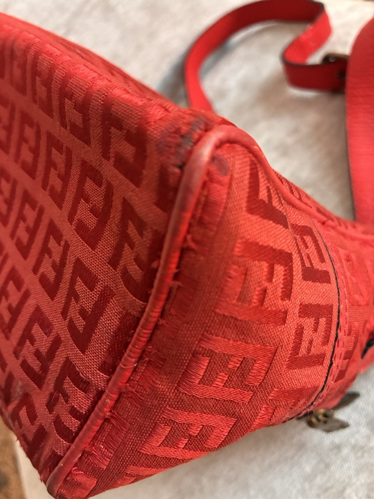 Fendi- Red Cross Body Bag — image 7