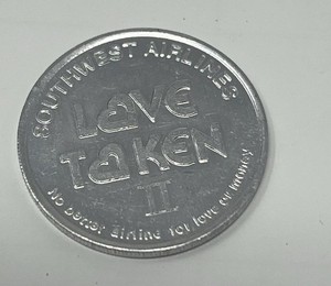 Southwest Airlines Love Token II Collectible Coin Transportation Collectible