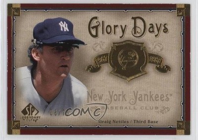 2005 SP Legendary Cuts Glory Days Gold 6/75 Graig Nettles #GD-GN 0xy0