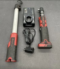 Snap On Cordless Ratchet 38drive 14.4v With Batt. Battery Charger Work Light Snap On Cordless Ratchet 38drive 14.4v With Batt. Battery Charger Work Light
