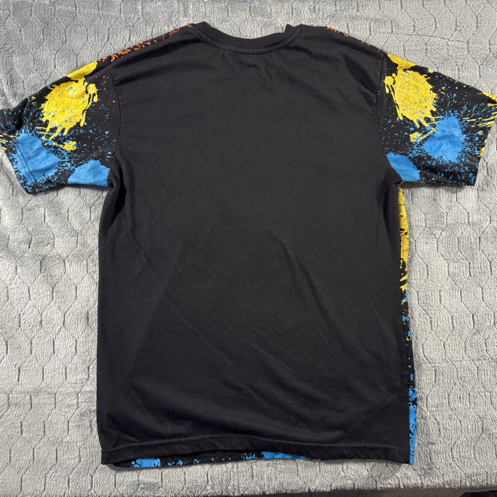 Encrypted Elevate Paint Splatter Graphic T-Shirt … - image 3