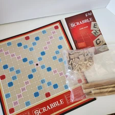 New! SCRABBLE Game Crossword Game No Box Craft Project Tiles Letters x50 Tray x4