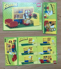 LEGO vintage fabuland 3636 Bedroom complete with parts of box