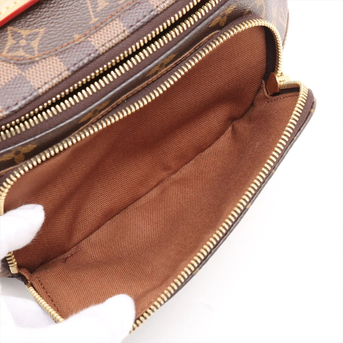 Louis Vuitton x NIGO Monogram Heritage lash bum bag M15271 Brown There was an RF thumbnail 9
