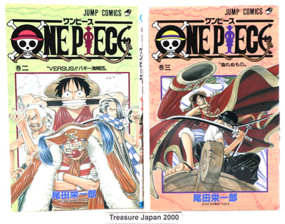 ONE PIECE Vol.2&3 1st Print Edition 1998 Eiichiro Oda Collector Vintage Copy Set