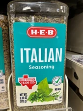 H‑E‑B Texas Originals Sweet Tx Italian Seasoning Texas-Size Pack 6.06oz 172g HEB