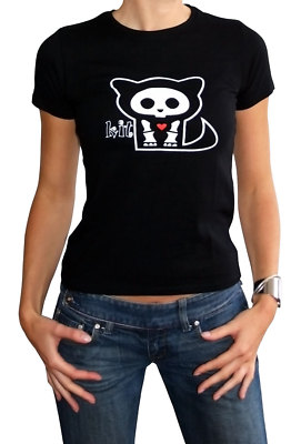 SKELANIMALS - DAMEN T-Shirt ''KATZENSET'' Größe XL PROMO