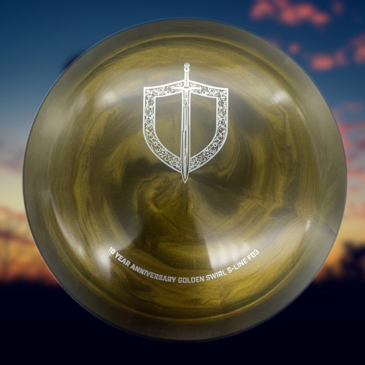 Discmania Special Edition Golden Swirl S-Line FD3 (10 Year
