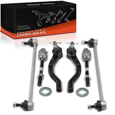 6Pcs Stabilizer Bar Link & Tie Rod End for Acura ILX 2013-2022 Honda Civic Front