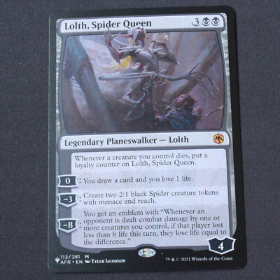 Lolth, Spider Queen 112 MTG The List Reprints (LIST) Mythic NM | eBay Lolth, Spider Queen 112 MTG The List Reprints (LIST) Mythic NM | eBay