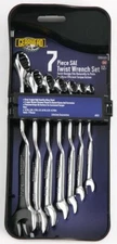 NEW 7 Piece Mechanics Tool SAE Twist Combination Wrench Set - 5/16" Thru 11/16"
